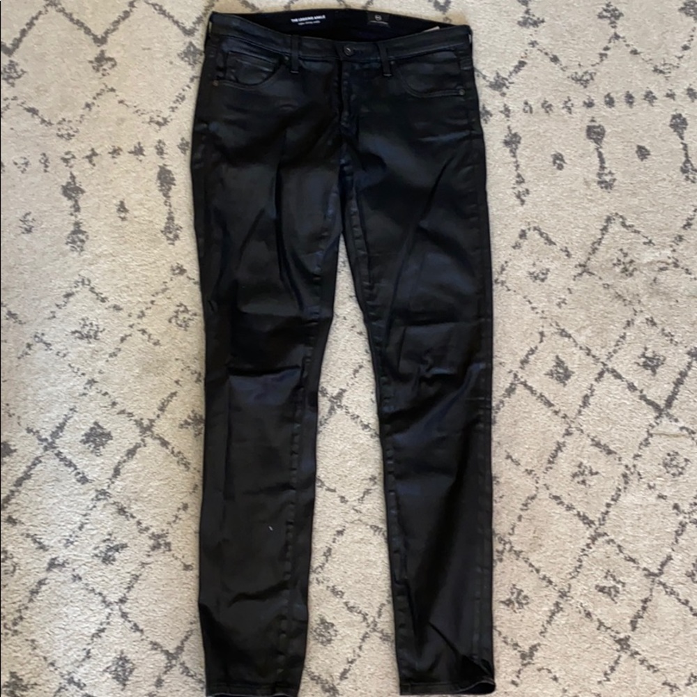 The Legging Ankle super skinny ankle waxed jeans